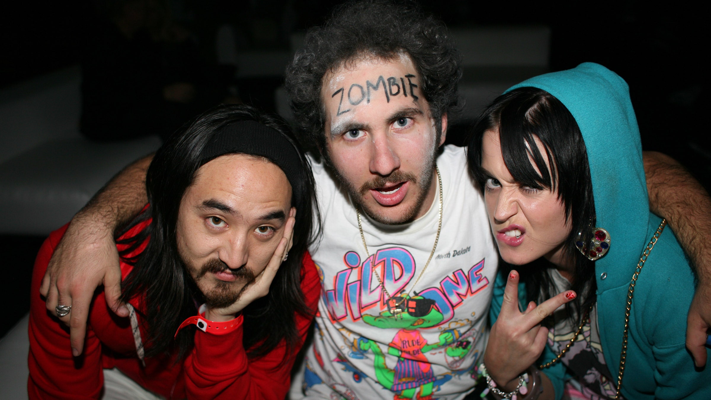 Club scene with Steve Aoki, Cobra Snake and Katy Perry