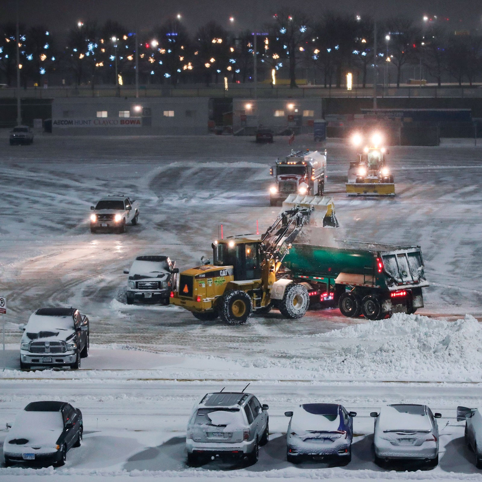 plowing snow