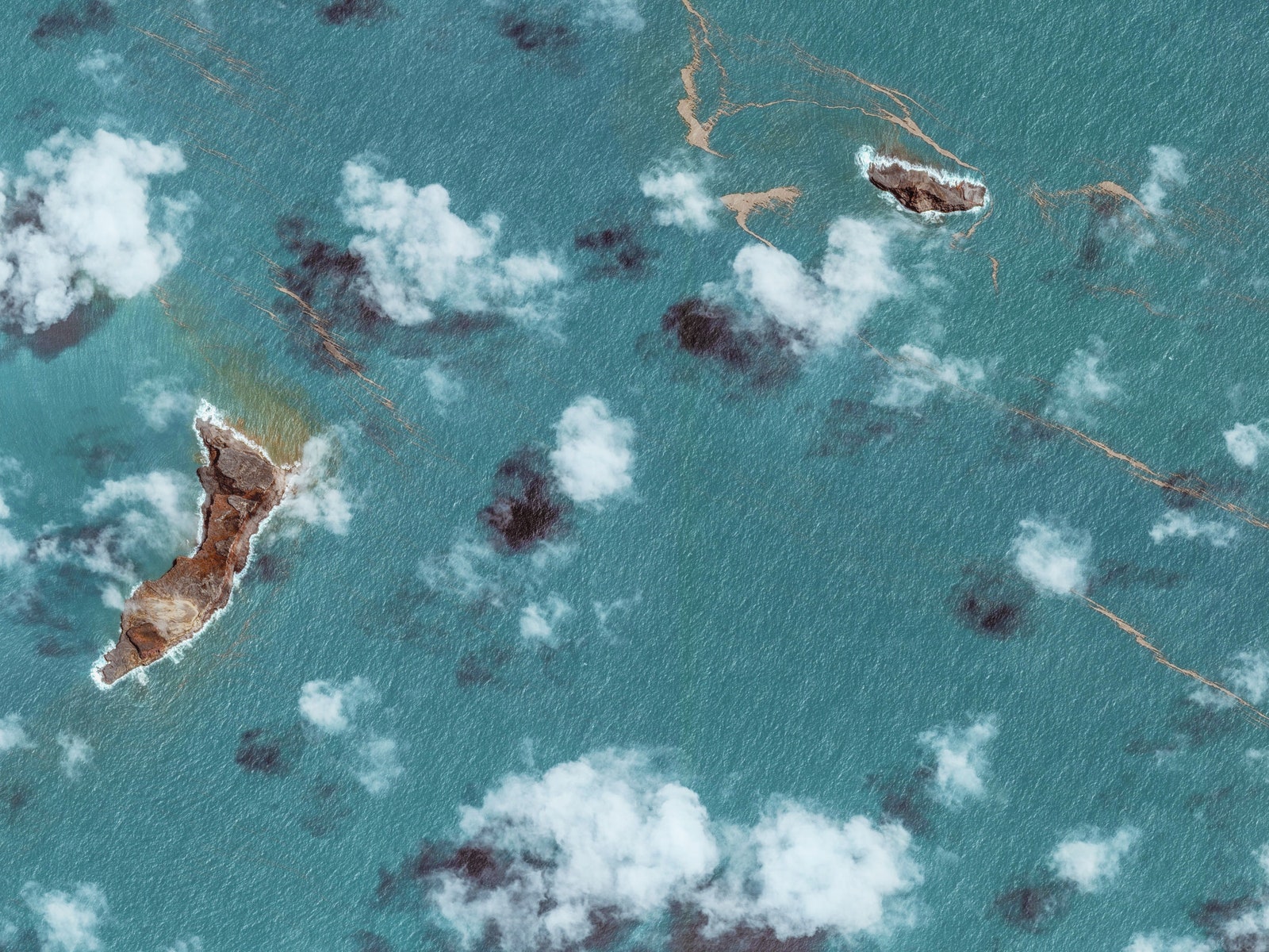 Aerial of Volcano