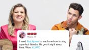 Nick Jonas and Kelly Clarkson Answer Singing Questions from Twitter